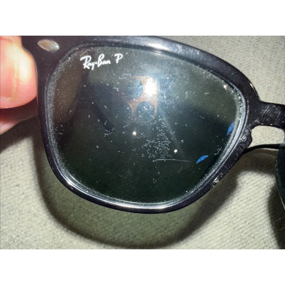 Ray-Ban RR 4362 Polarized Sunglasses  black With Some‎ Scratches On The Lenses